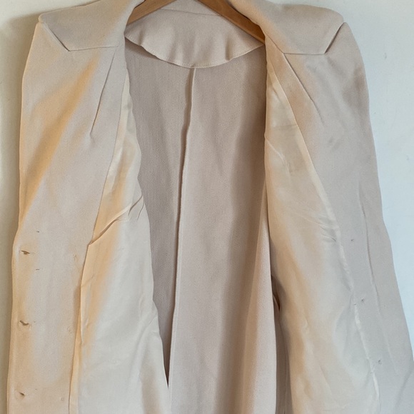 (B5) NEW SHEIN Unity Lapel Neck Double Breasted Fuzzy Cuff Overcoat, Size L,NWOT - Picture 10 of 16